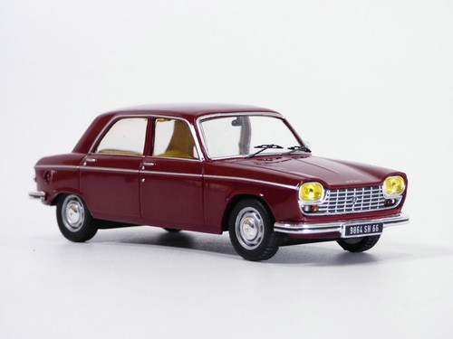 Peugeot 204 berline bordeaux - berline,