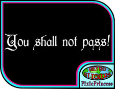 Lord De Anneaux D Autocollant