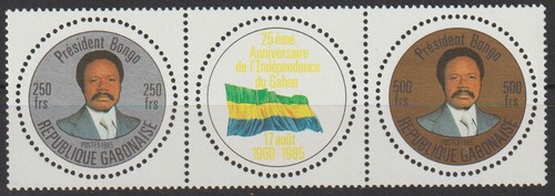 Gabon triptyque 25e - triptyque,