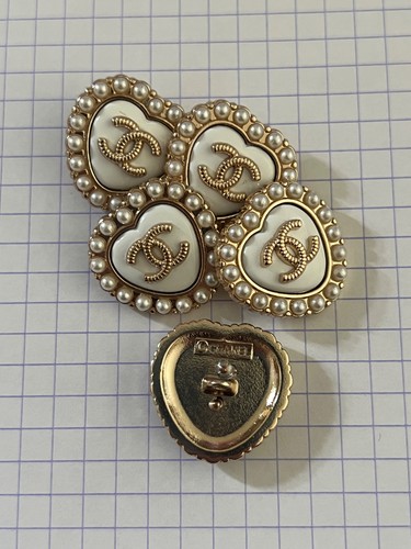 Boutons chanel vintage - 5,