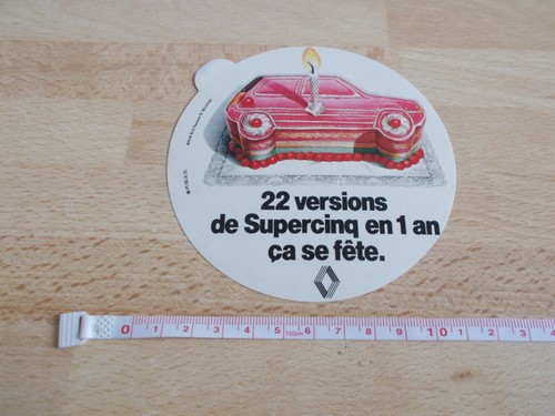 Autocollant anniversaire - autocollant,