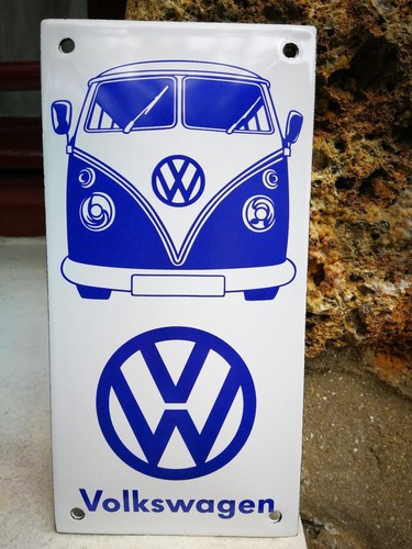Plaque émaillée - , vw