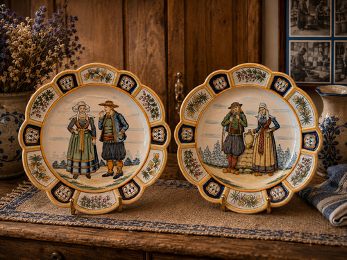 Assiettes décoratives ø24 - assiettes,