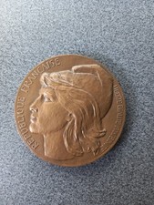 MÉDAILLE BRONZE MARIANE R.F LOIC BOUVARD RÉSISTANT DÉPUTÉ MORBIHAN