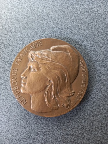 Médaille bronze mariane f - mÉdaille, r.f