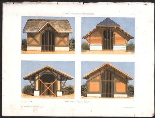 1860 belle lithographie - 1860,
