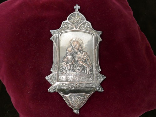 Bénitier art nouveau signé - art,
