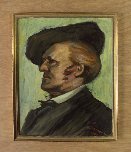 Peinture huile allemande - l'huile,