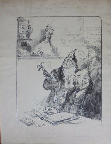 Georges villa dessin original - villa,
