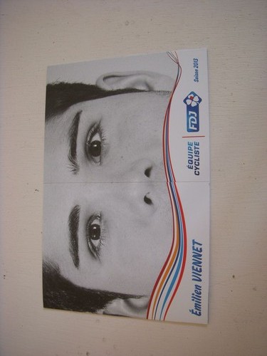 Cyclisme carte postale fdj - cp,