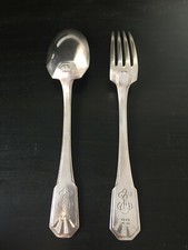 Couverts Boulenger monogrammes