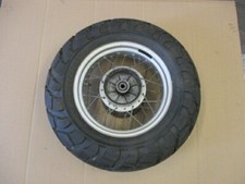 Roue arrière pneu bon état Yamaha 125 TW - DE054 - Phase 2 - Tambour 130 mm