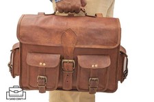 Sac Serviette En Cuir Souple