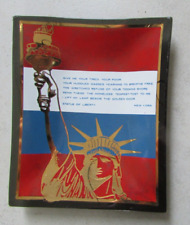 Cendrier vide-poche en verre Statue of Liberty New York 12 x 9,5 cm