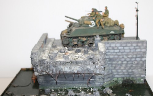 Diorama ww2 pont bombardé - ww2,,