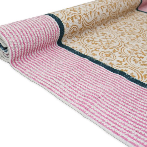 Tapis rectangulaire coton - tapis,