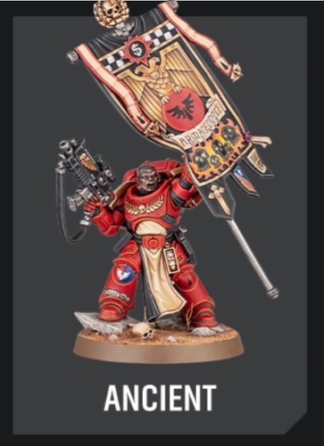 Space marine porte banniere - space,
