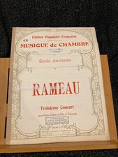 Rameau troisième concert - rameau, pour