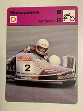 CARTE MOTOCYCLISME ED. RENCONTRE 1980 // ROLF BILAND