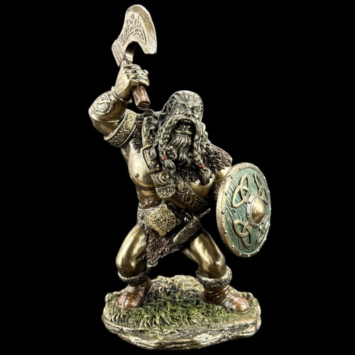 Viking avec hache - et, bouclier