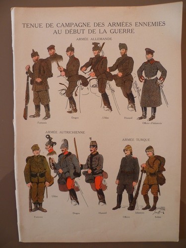 1919 lithographie couleur - 1919,