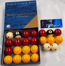 Billes De Piscine De Remplacement Aramith Super Pro Cup 2" Ou 1 7/8" Billard