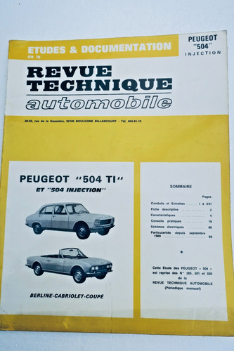 Peugeot 504 - 504, ti