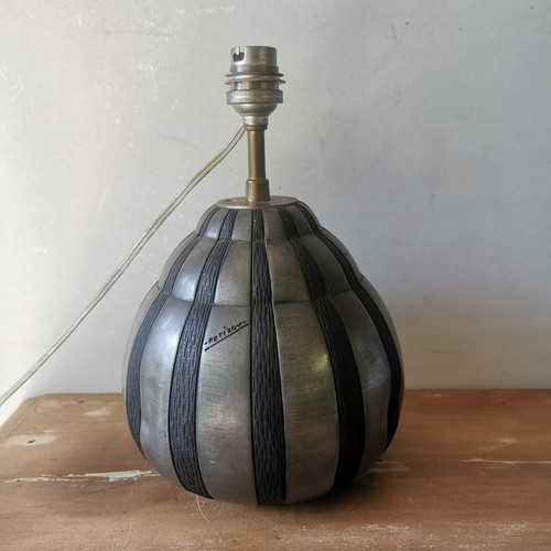Pied lampe étain - pied,