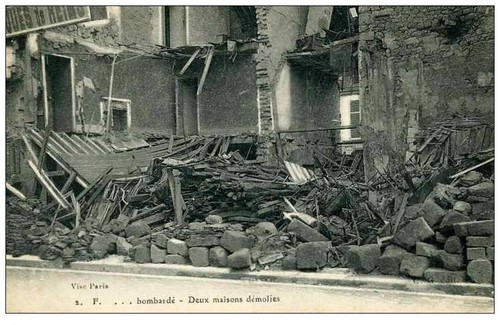 Cpa fismes bombardé deux - cpa, 51