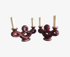 Paire de girandoles en céramique de Vallauris vers 1950