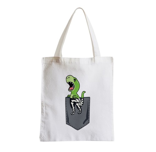 Sac tissu dinosaure rayon x - sac,