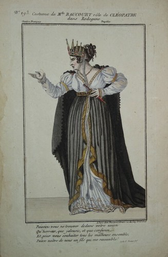 Gravure couleur costume - gravure,