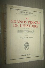 Henri-Robert Grands procés de