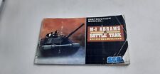 Notice du Jeu Sega Mega Drive Megadrive M-1 Abrams Battle Tank