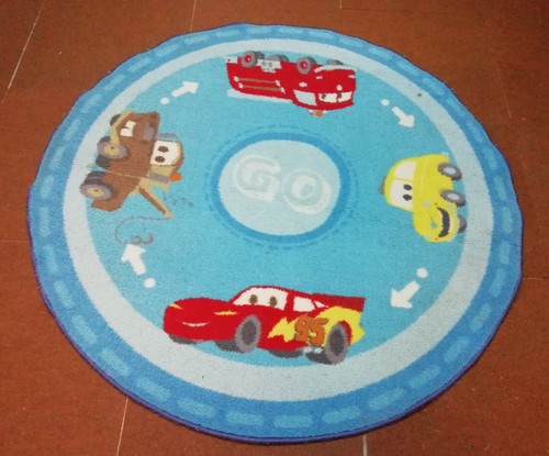 Tapis rond voitures disney - rond,