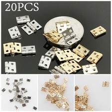 Mini Charnières Petit 20Pcs Laitonné Maison Matériel Meuble Accessoire