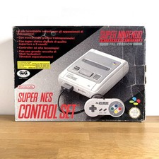 Boite vide Console Super Nintendo SNES ITA Empty Box