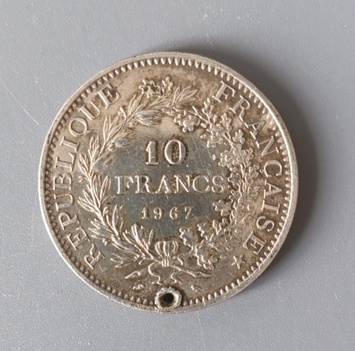 Piece francs hercule en - 10,