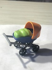 Playmobil poussette bleu