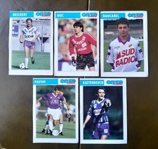 Lot 5 Fiches Onze Mondial Toulouse TFC années 90'
