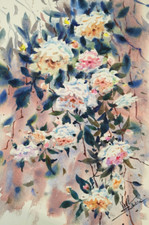 Peinture originale aquarelle
