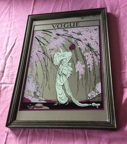Miroir publicitaire vogue art - miroir,