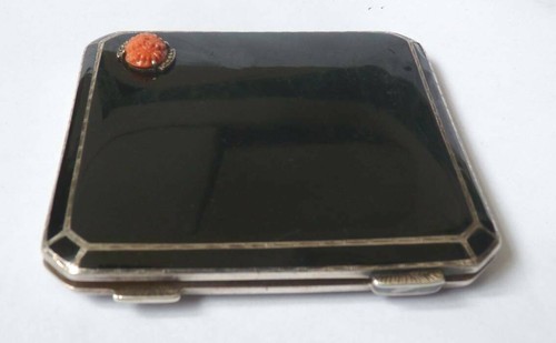 Poudrier asprey argent massif - argent,