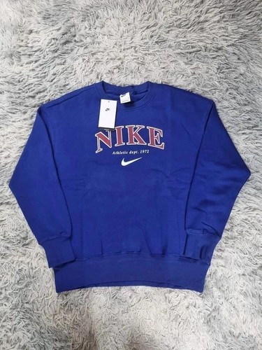 Sweat nike bleu oversize - bleu,