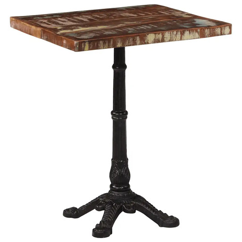 Table bistrot marron mobilier - table,