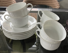 Série de 6 tasses Porcelaine