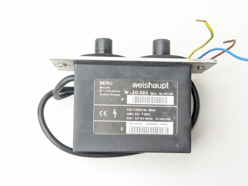 Weishaupt burner ignition