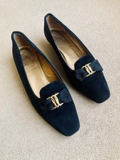 Escarpins Daim noir boucle 37B