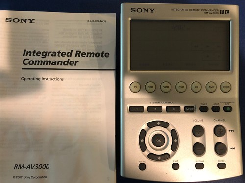Sony integrated remote - sony,