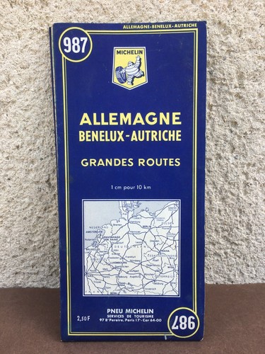Ancienne carte michelin no - carte,